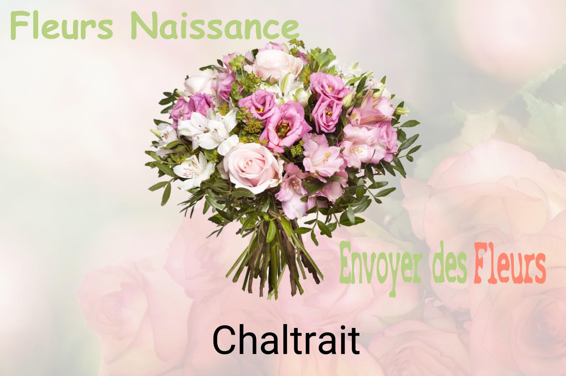 Bouquet de fleurs de naissance livré à Chaltrait